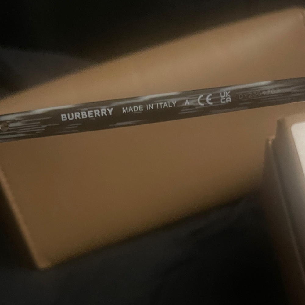 Burberry Penelope BE4363F 397887 Sunglasses Women's White/BlK/DRK Grey 55mm NEW - Picture 13 of 16